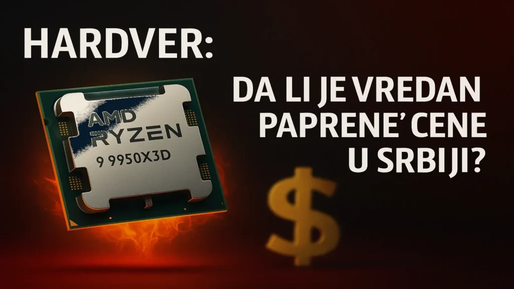 AMD Ryzen 9 9950X3D – performanse vs cena u Srbiji