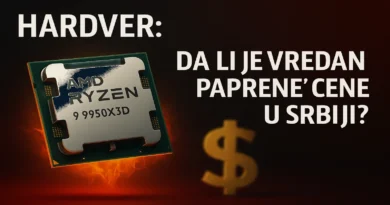 AMD Ryzen 9 9950X3D – performanse vs cena u Srbiji