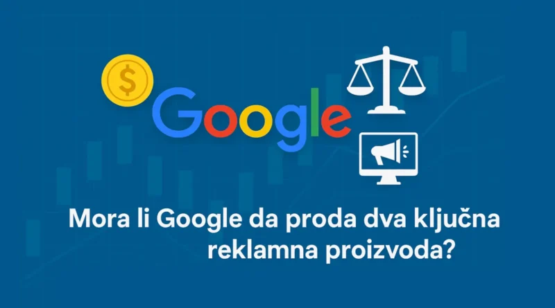 Google pod pritiskom da proda AdSense i Ad Manager zbog antimonopolskih istraga