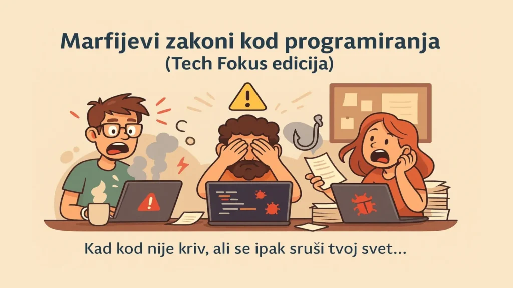 Marfijevi zakoni u programiranju – Tech Fokus satirični prikaz IT stvarnosti
