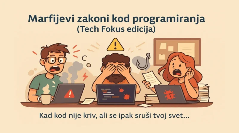 Marfijevi zakoni u programiranju – Tech Fokus satirični prikaz IT stvarnosti