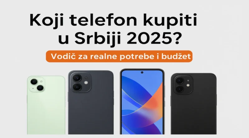 Vodič za kupovinu telefona u Srbiji 2025. – izbor prema budžetu i potrebama