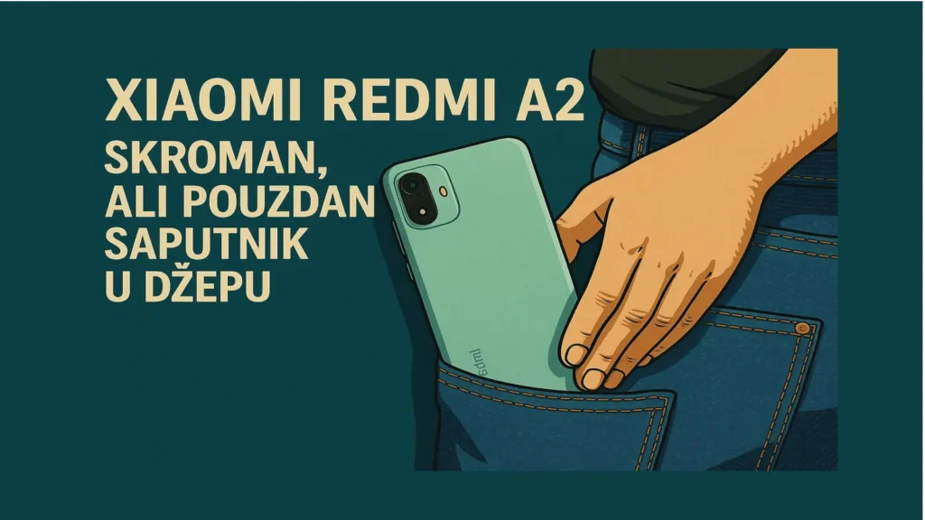 Xiaomi Redmi A2 – pristupačan pametni telefon u ruci korisnika