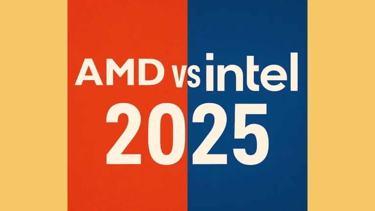 AMD vs Intel 2025 – Ilustracija procesorske borbe