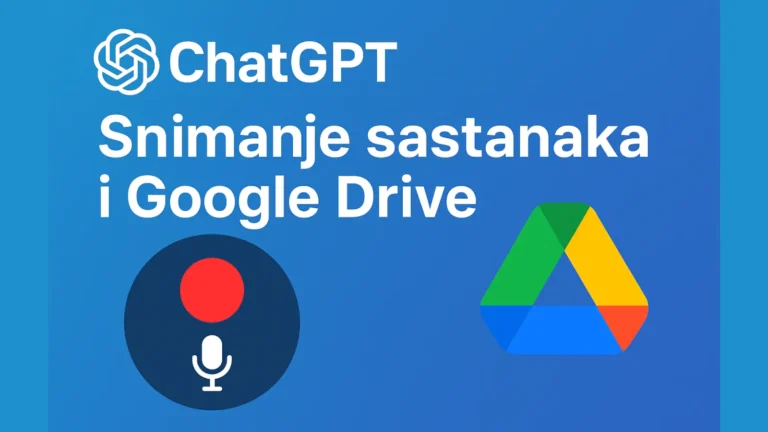 Nova funkcija u ChatGPT-u – Snimanje sastanaka i automatske beleške