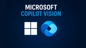 Ilustracija Microsoft Copilot Vision funkcije sa AI temom i Windows okruženjem