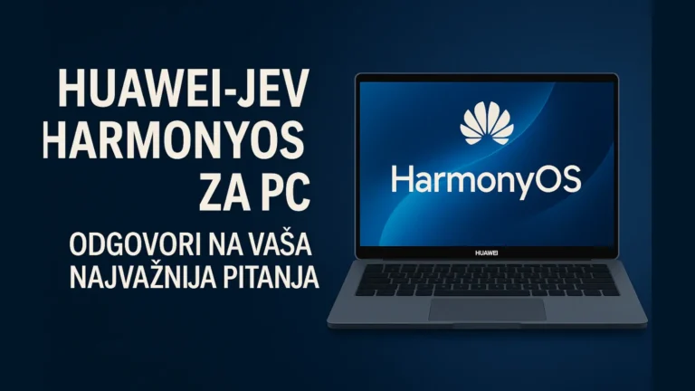Ilustracija Huawei-jevog HarmonyOS operativnog sistema za PC računare