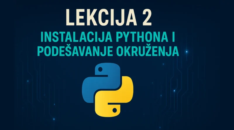 Ilustracija za instalaciju Pythona i podešavanje programerskog okruženja