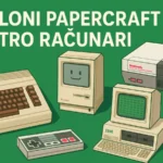 Papercraft modeli retro računara i gejming konzola – Commodore 64, Macintosh, NES i IBM PC