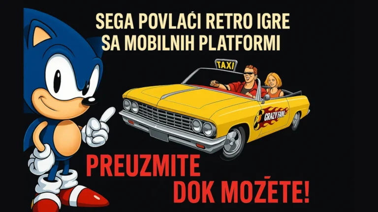 Sega povlači retro igre sa mobilnih prodavnica – preuzmite Sonic i Crazy Taxi dok još možete