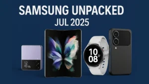 Samsung Unpacked jul 2025 – Galaxy Z Fold 7, Z Flip 7 i Watch 8