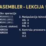 C64 Asembler Lekcija 5 – pregled logičkih operacija, manipulacije bitovima i kontrolnih instrukcija