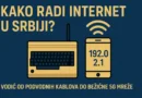Ilustracija internet povezanosti u Srbiji – podvodni kablovi, optika, 5G