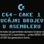 C64 CAKE 1 tutorijal o slučajnim brojevima u asembleru