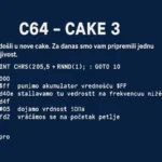 C64 CAKE 3 – Lavirint generisan u BASIC i asemblerskom kodu sa objašnjenjima na srpskom jeziku
