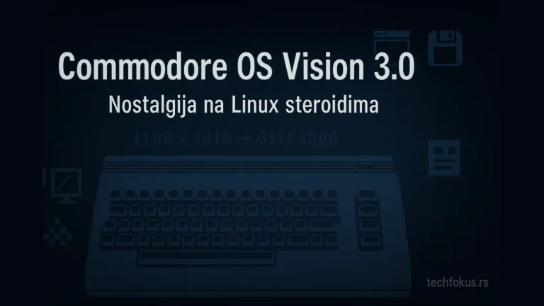 Commodore OS Vision 3.0 – retro Linux distro sa C64/Amiga estetikom