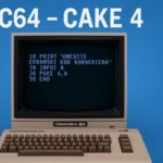 Commodore 64 računar sa monitorom koji prikazuje BASIC kod