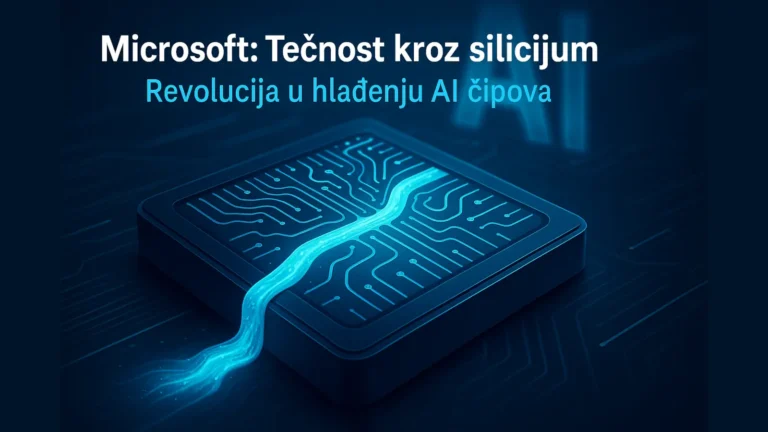 Microsoft mikrofluidičko hlađenje čipova sa rashladnom tečnošću kroz silicijum