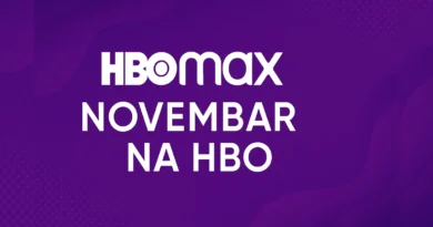 HBO Max logo iznad naslova Novembar na HBO, ljubičasta pozadina sa diskretnim vizuelnim efektima