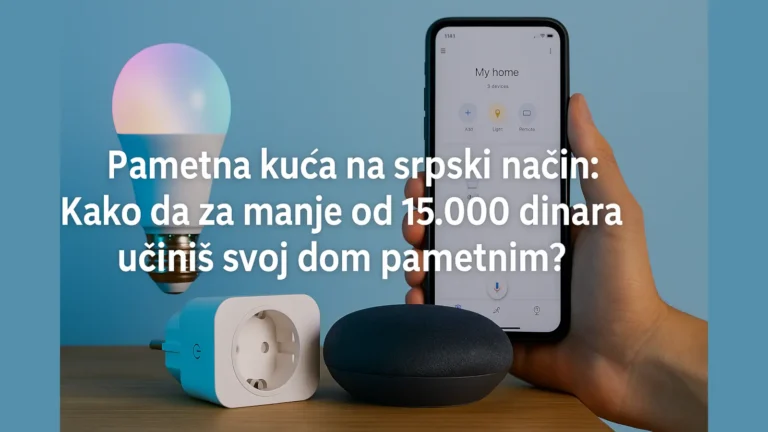 ametna kuća – smart sijalica, Google Nest Mini i pametna utičnica