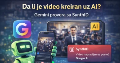 Ilustracija: Gemini proverava da li je video kreiran uz AI pomoću SynthID watermarka.