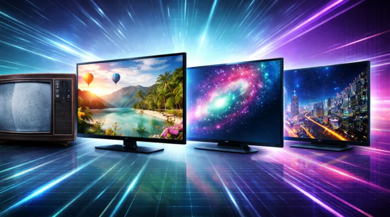 Evolucija televizijskih ekrana od CRT televizora do savremenih ravnih OLED i MicroLED panela