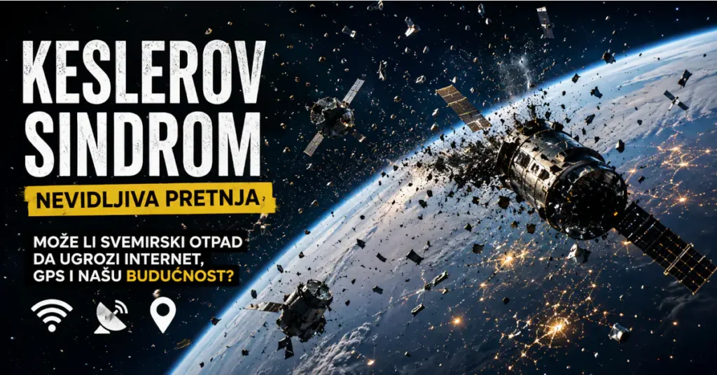 Keslerov sindrom i svemirski otpad oko Zemlje koji ugrožava satelite, internet i GPS